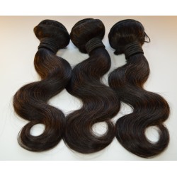 Lot de 3 paquets 12 pouce - ondulé remy hair tissage brésilien big wave