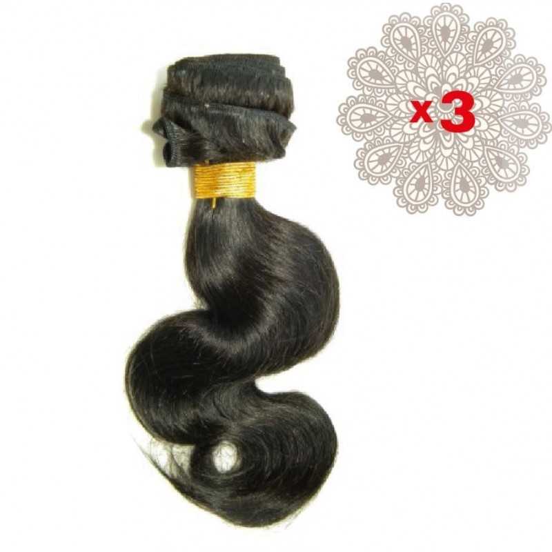 Lot de 3 tissages indiens ondulés 12 pouces Lot de 3 tissages indiens ondulés 12 pouces