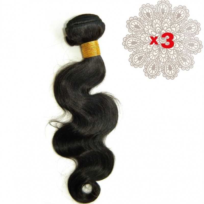 Lot de 3 tissages indiens ondulés 16 pouces Lot de 3 tissages indiens ondulés 16 pouces