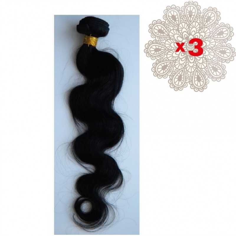 Lot de 3 tissages indiens ondulés 20 pouces Lot de 3 tissages indiens ondulés 20 pouces