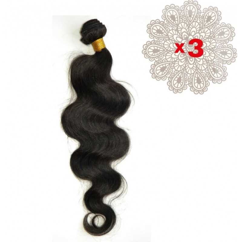 Lot de 3 tissages indiens ondulés 22 pouces Lot de 3 tissages indiens ondulés 22 pouces