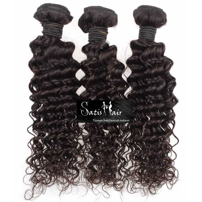 Lot de 3 tissages brésiliens bouclés remyhair 18 pouce