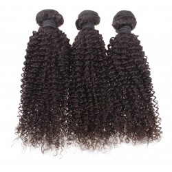 Lot de 3 paquets 12 pouce - frisé Remyhair tissage brésilien curly