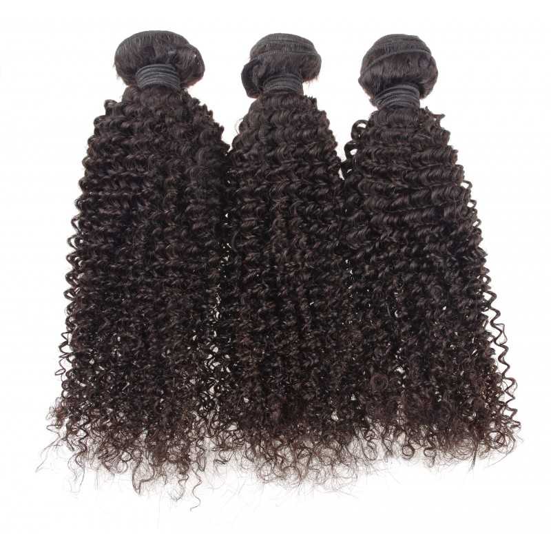 Lot de 3 paquets 12 pouce - frisé Remyhair tissage brésilien curly
