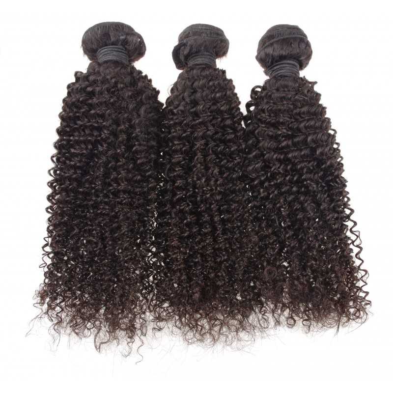 Lot de 3 paquets 22 pouce - frisé Remyhair tissage brésilien curly