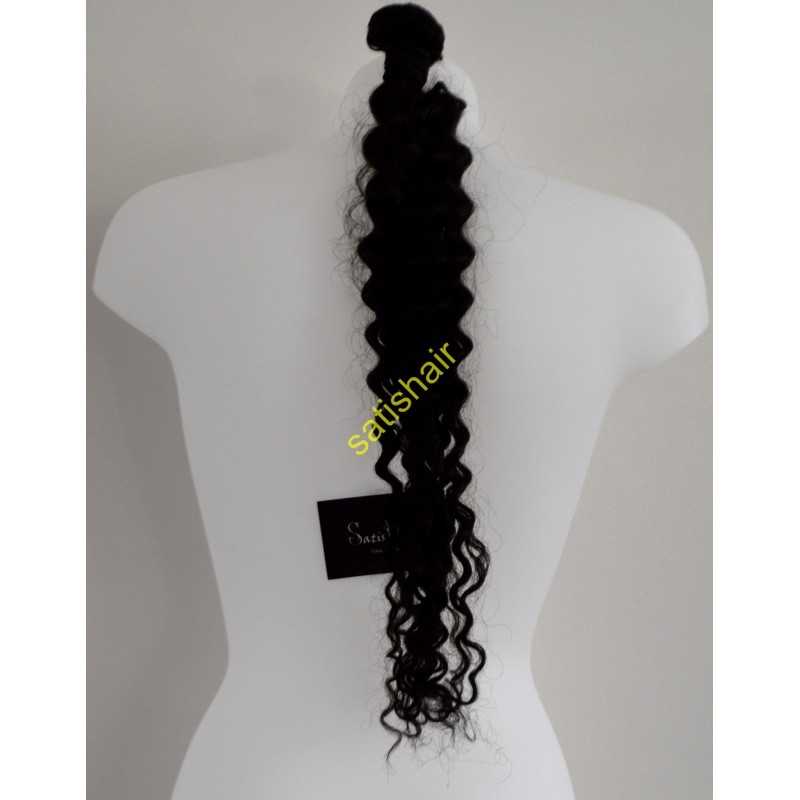 Tissage brésilien deep bouclé Remyhair 24 pouces cheveux naturels vierges — free download